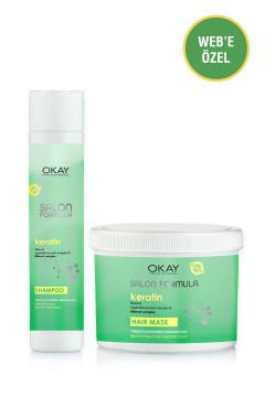 Keratin shampoo + hair mask set of 2 pieces